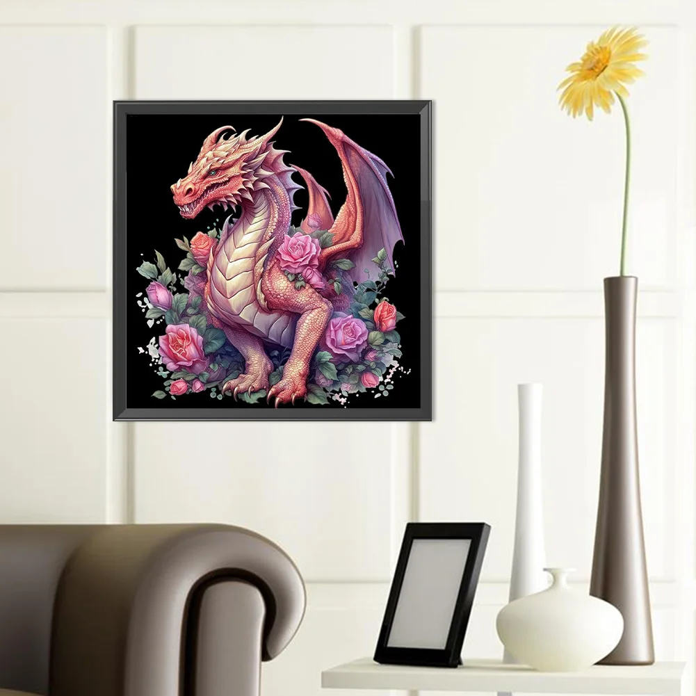 Diamond Painting - Full Round Drill - Dragon(Canvas|40*40cm)