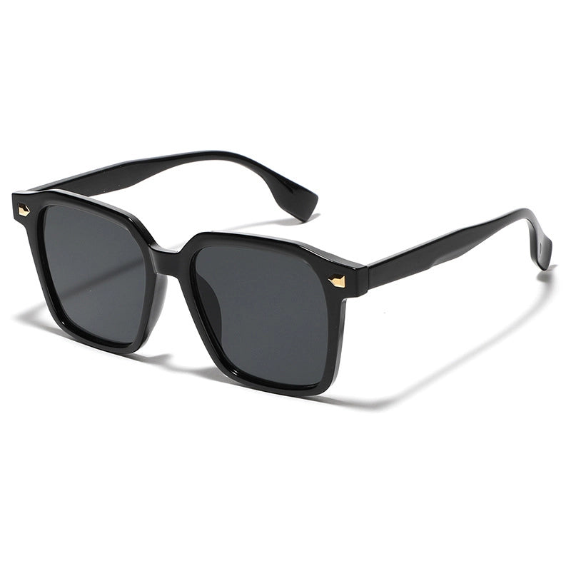 Vacation Classic Style Solid Color Ac Square Full Frame Women’s Sunglasses