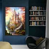 Disney Castle-16CT Stamped Cross Stitch 40*60cm/15.75*23.62in(Big Size)