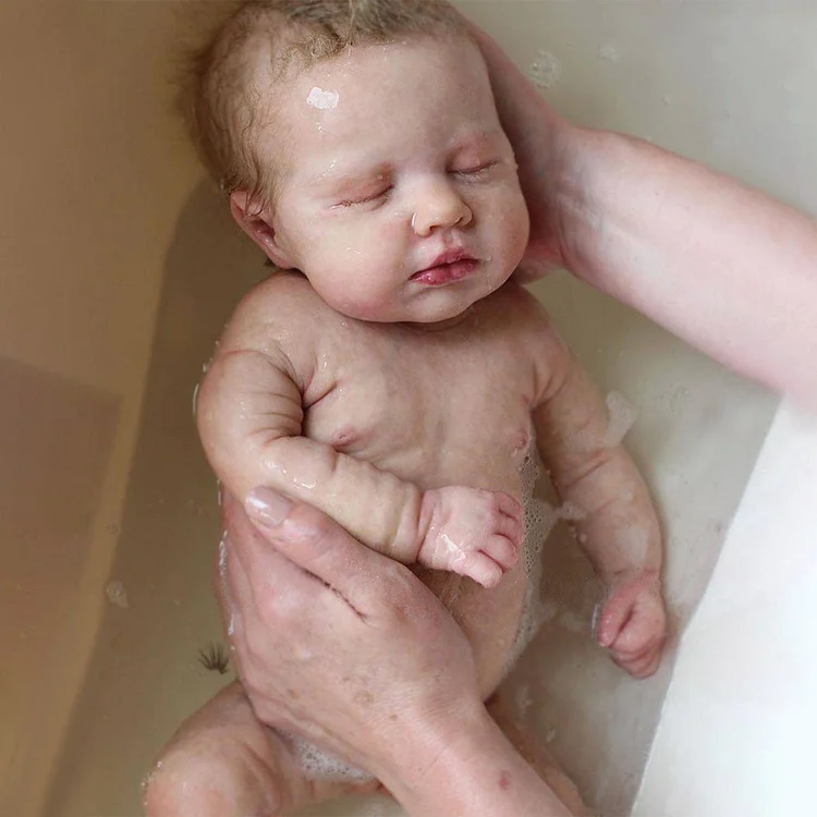 12"&16" Liquid Full Silicone Reborn Baby Girl Doll Dlina, Extremely Flexible and Reusable Solid Platinum Silicone Rebornartdoll® RSAW-Rebornartdoll®