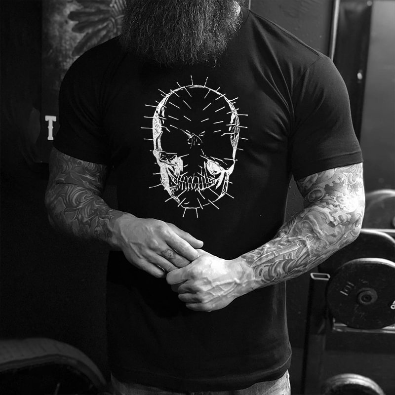 Livereid Skull Printed Men's Casual T-shirt - Livereid