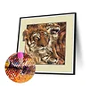 Diamond Painting -DIY Round Drill Tiger Out of Frame