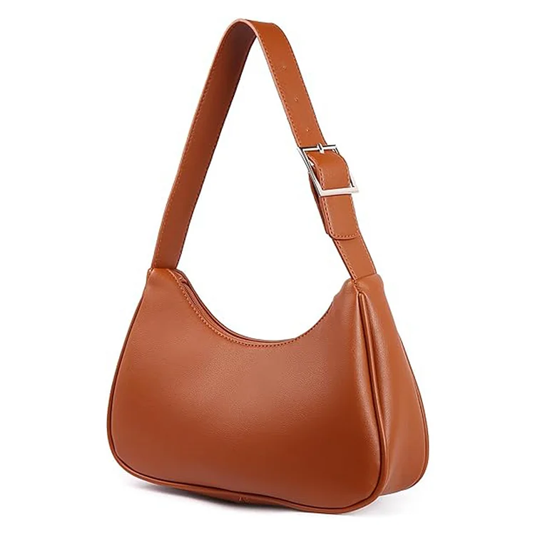 Women Casual Tote Handbag Solid Color Minimalist Shoulder Bag Female Commute Bag