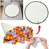 Flower Bouquet Crocheted Blankets Breathable Soft Knitting Throw Blankets Gifts