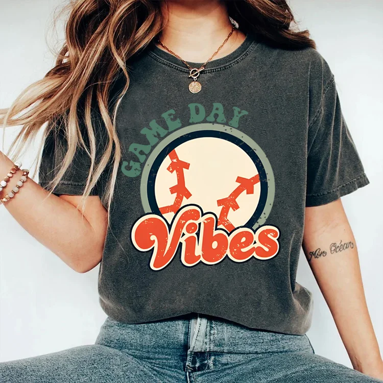 Eagerlys Game Day Vibes T-shirt Eagerlys