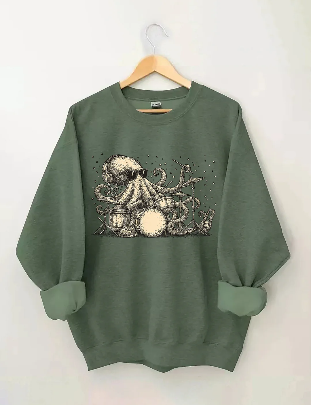 Octopus Drummer Sweatshirt