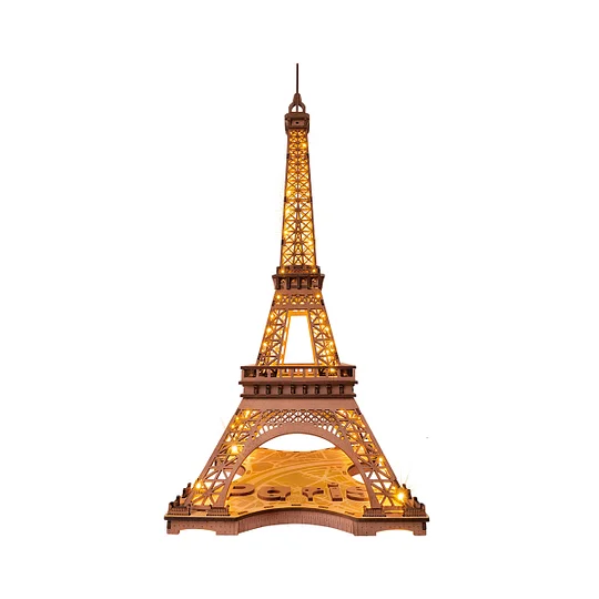 Rolife Night of the Eiffel Tower 3D Wooden Puzzle TGL01 | Robotime Online