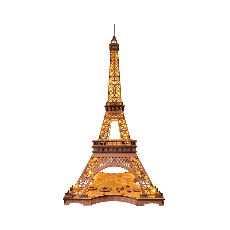 Rolife Night of the Eiffel Tower 3D Wooden Puzzle TGL01 Robotime United Kingdom