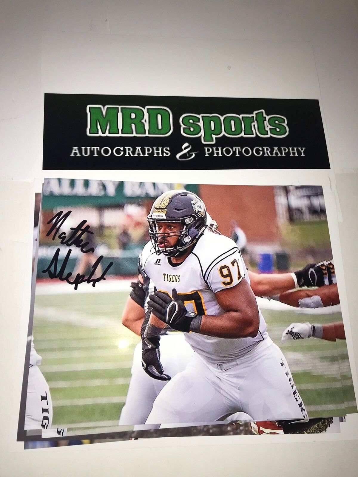 Nathan Shepherd Ft Hays State Hand signed autographed 8x10 football Photo Poster painting B