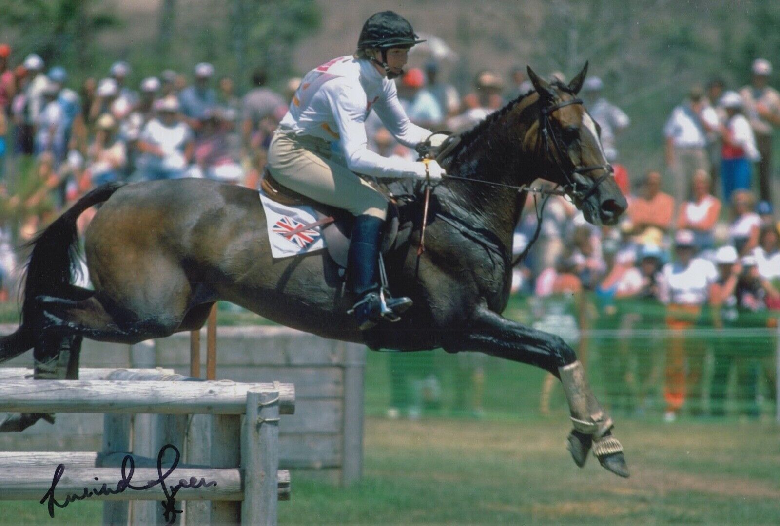 LUCINDA GREEN HAND SIGNED 12X8 Photo Poster painting OLYMPICS AUTOGRAPH 1984 LOS ANGELES 1