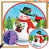 Xmas Snowman - Square AB Drills Diamond Painting(35*35cm)