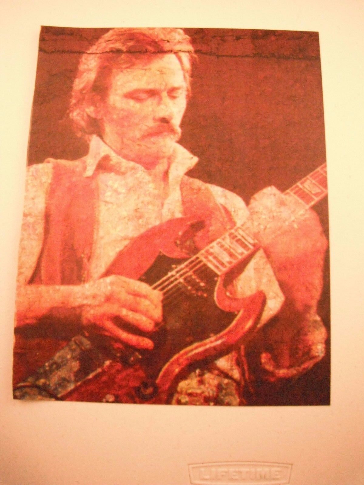 Dickey Betts Guitarist 12x9 Coffee Table Book Photo Poster painting Page