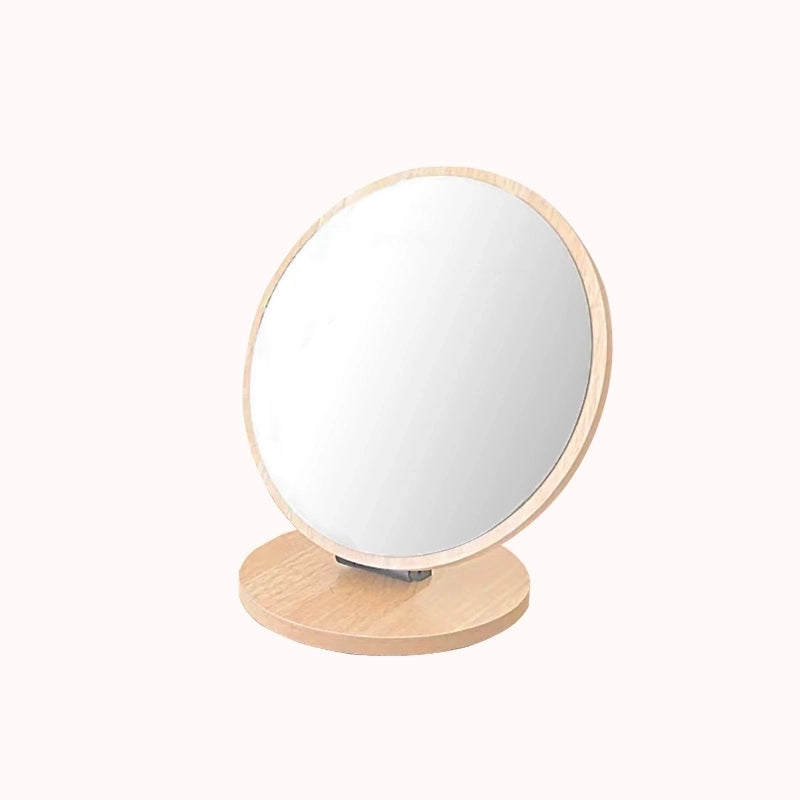 Minimalist Solid Color Wood Mirror 1 Piece