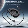 HD01 7.1 mm Earpiece Microphone Wakie Talkie Headset for Bowman Elite II