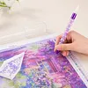 Resin Diamond Painting Point Drill Pen Dual-Ended Diamonds (Purple)