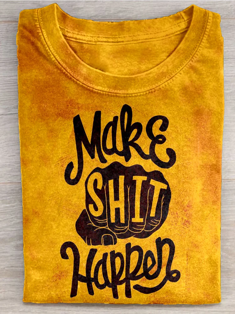 Eagerlys  Make Shit T-shirt Eagerlys