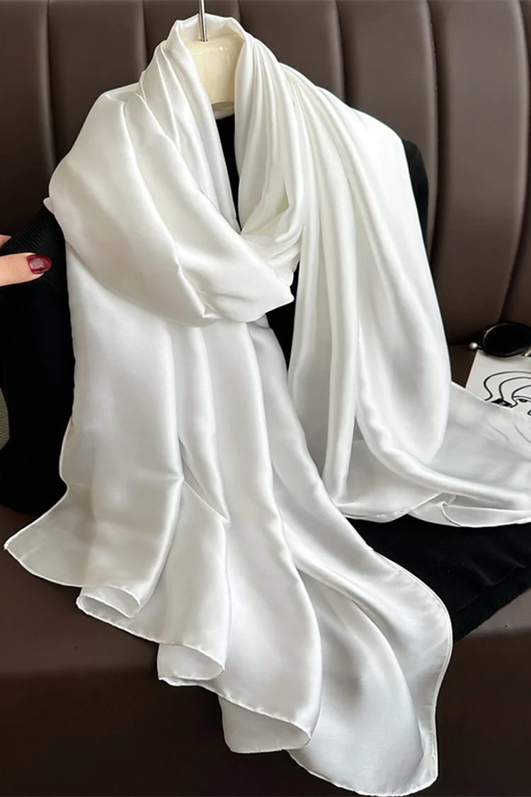 Elegant Chiffon Long Scarf Shawl Shayla Solid Color Hijab