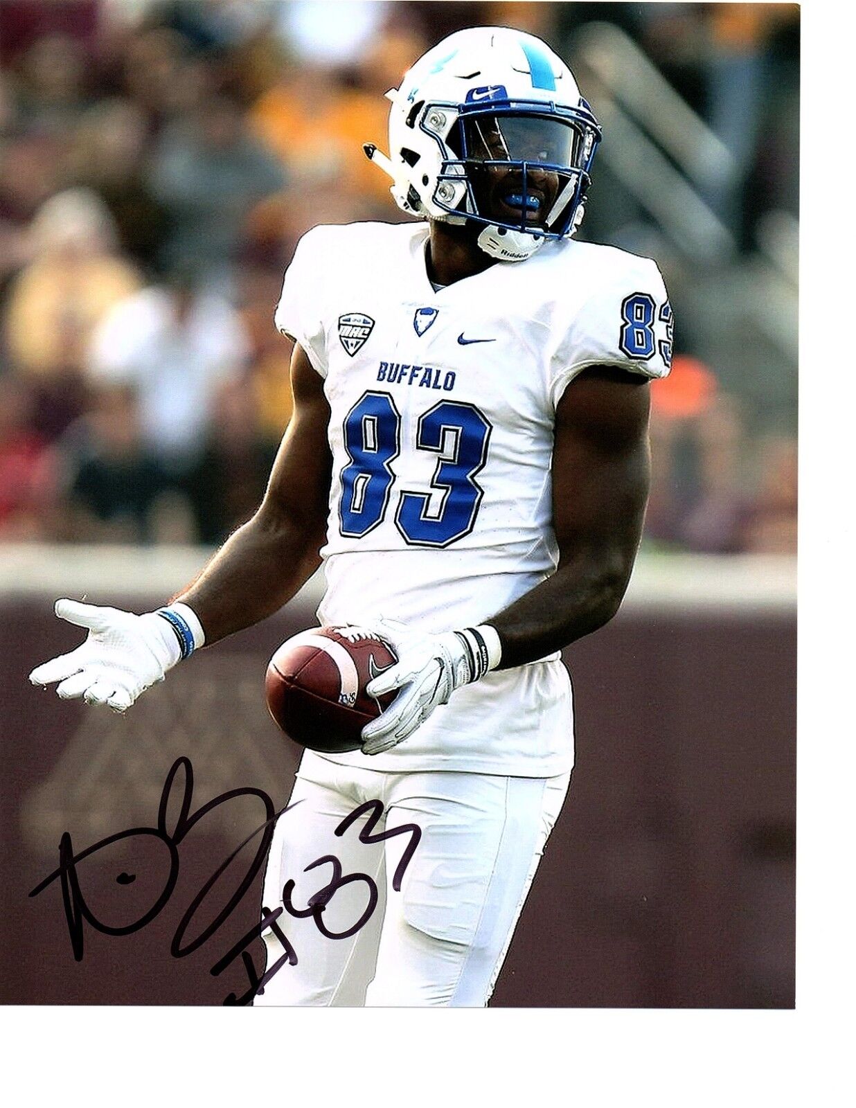 Anthony Johnson Buffalo Bulls signed autographed 8x10 football Photo Poster painting