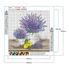 Diamond Painting -DIY Round Drill Lavender Bouquet