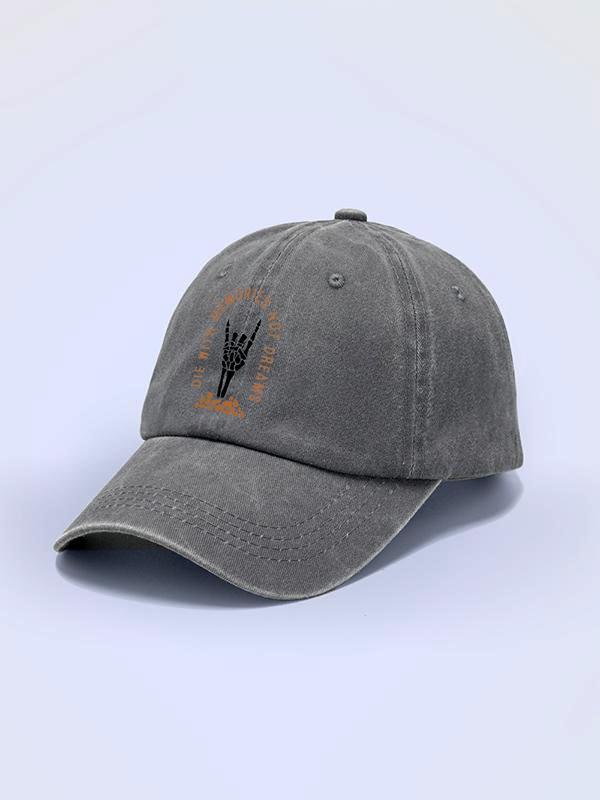 DIE WITH MEMORIES NOT DREAMS Trucker Vintage Baseball Caps