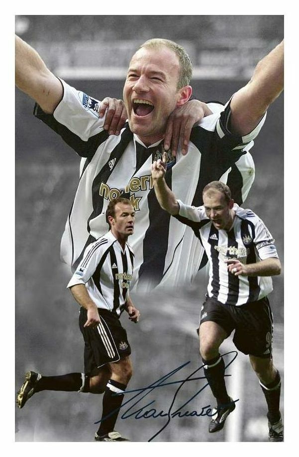 ALAN SHEARER - NEWCASTLE UNITED AUTOGRAPH SIGNED PP Photo Poster painting POSTER PRINT