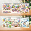 uk.everydayedeals 6Pcs DIY Diamond Painting Greeting Card - Christmas Happy Birthday
