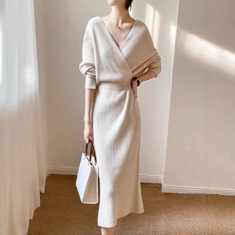 Nigikala Nigikala High-End New Suit Word-In-Word Temperamental Lotus Leaf Sweet Lute Skirt Fashion Two-Piece