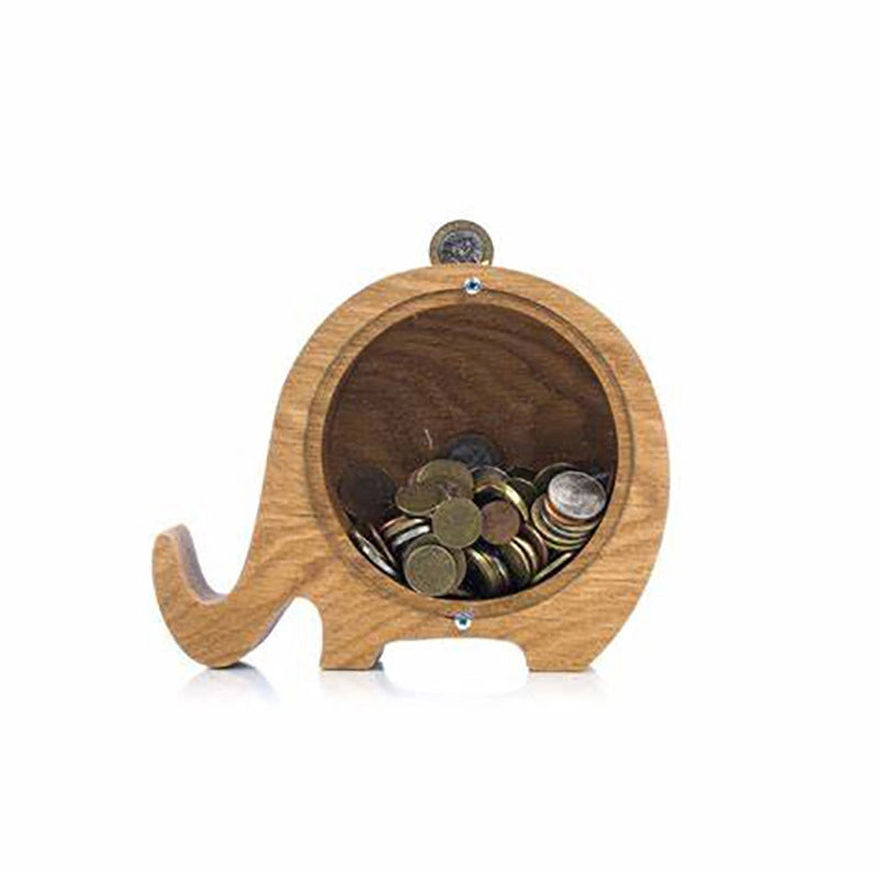 Piggy Bank Animal Wood Toys