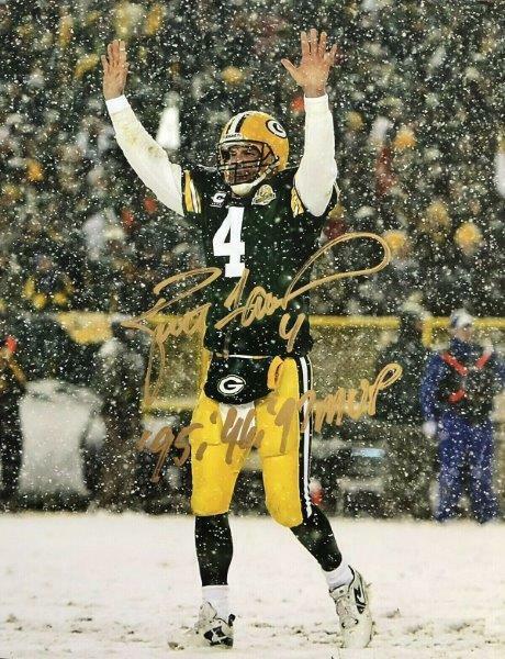 REPRINT - BRETT FAVRE Green Bay Packers Signed Autographed 8 x 10 Photo Poster painting RP