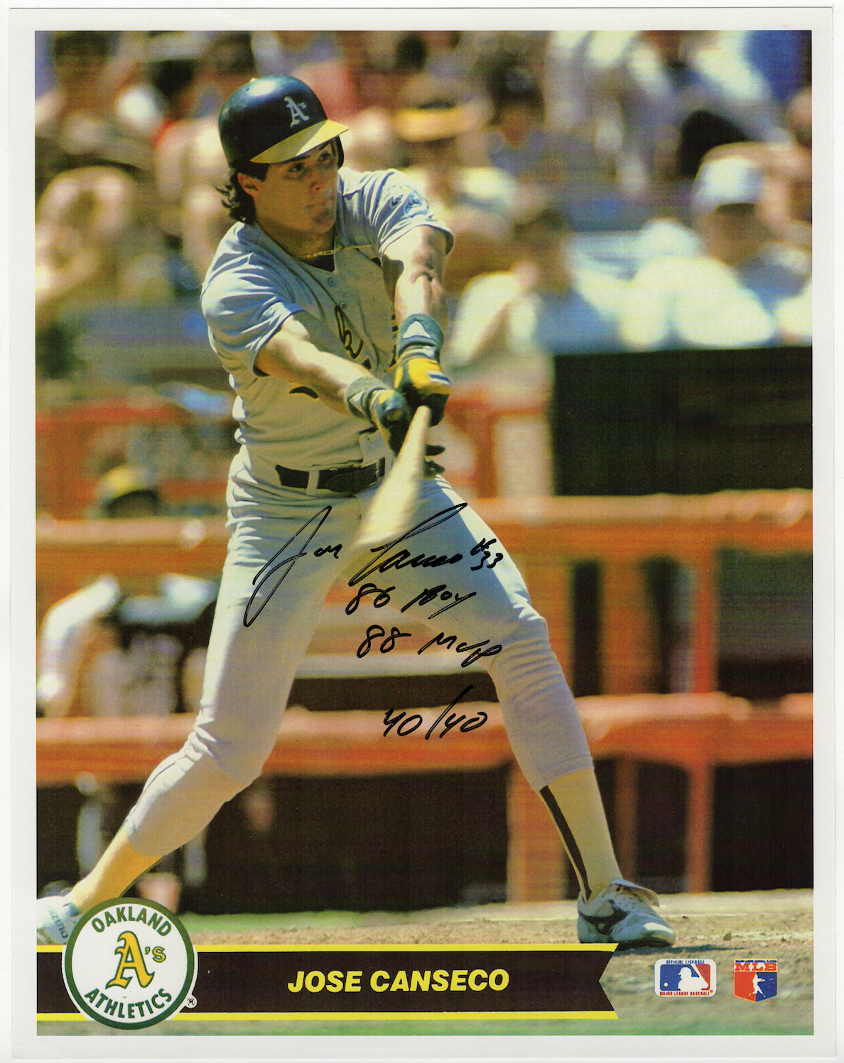 Jose Canseco signed autographed 11x14 Photo Poster painting! RARE! Guaranteed Authentic! 2854