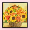 Sunflower - 9CT Full Beaded Cross Stitch Kit(40x40cm)