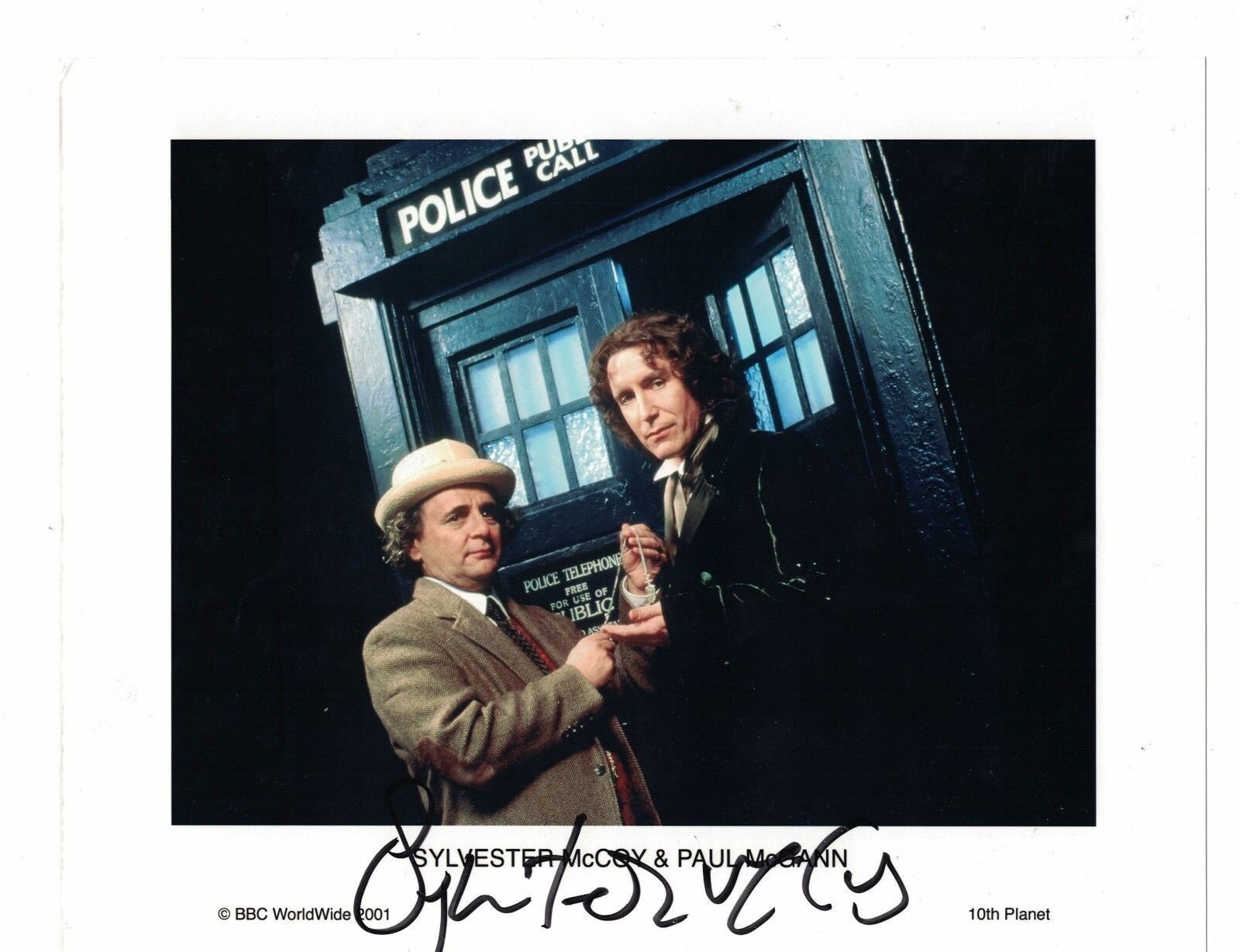 Sylvester McCoy Doctor Who Signed 8 x 10