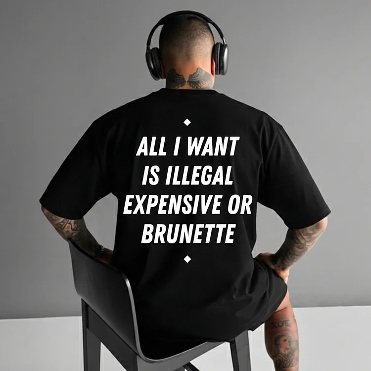 Unisex Fashionable Fun Text Print Crew Neck Pullover Txu