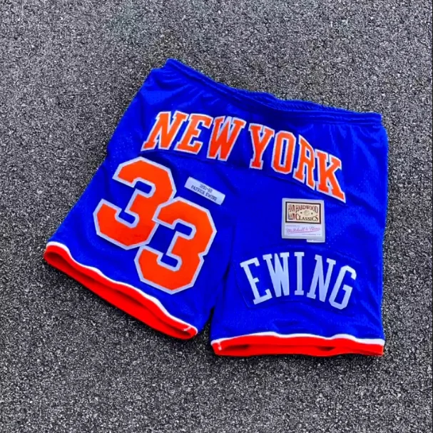 NO.33 New York Street Basketball Patch Mesh Shorts