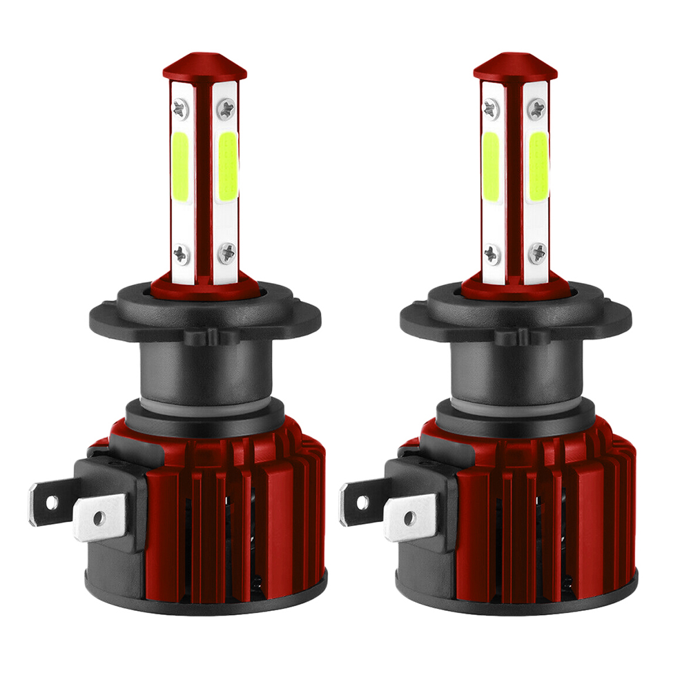 

8000LM COB LED Car Headlight Bulbs 360 Degree Beam Waterproof, Red, 501 Original