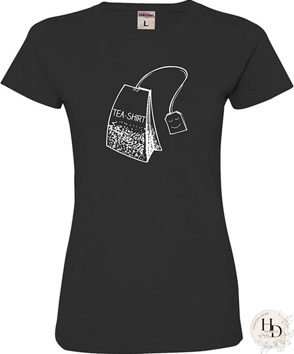 Go All Out Womens Tea Shirt Funny Tea Lovers Pun Deluxe Soft T-Shirt