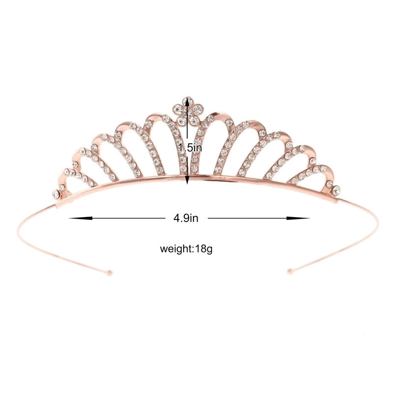 Factory Girl Crown Princess Simple Cute Headband Baby Festival Performance Hair Accessories Bride Crown Wedding Headdress