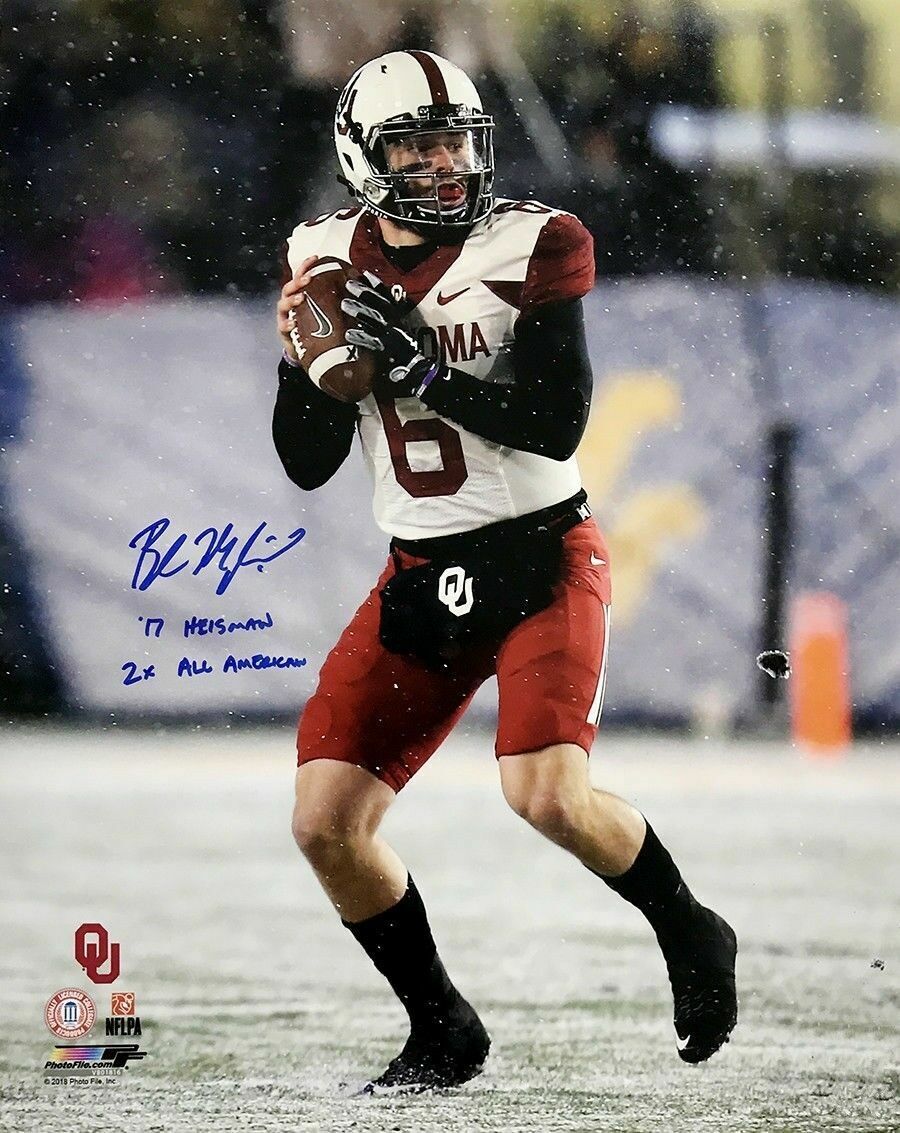 Baker Mayfield 8x10 Signed Autographed Cleveland BROWNS Oklahoma Sooners REPRINT