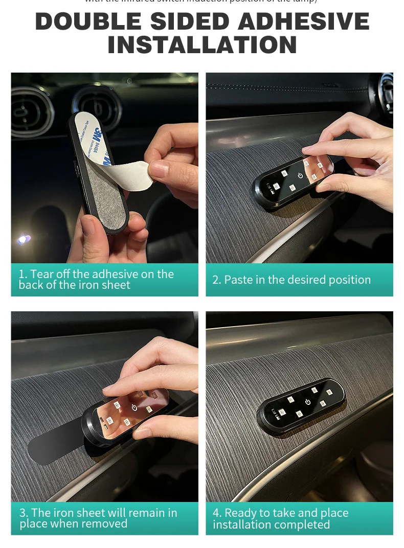 Car door LED door opening light