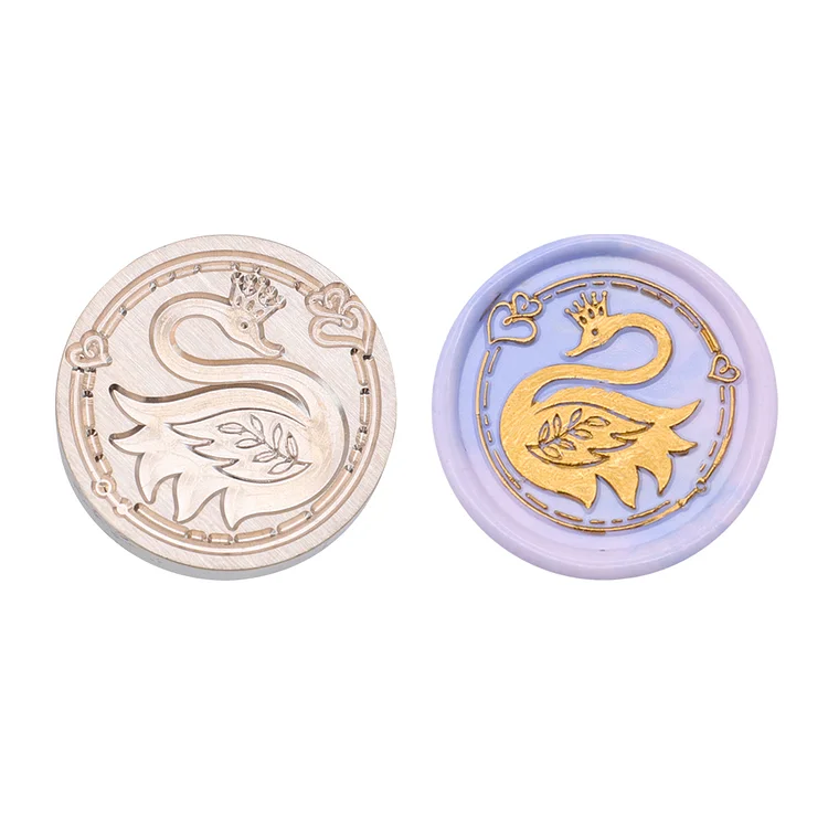 Diy Fire Lacquer Round Sealing Wax Stamp Head 25Mm gbfke