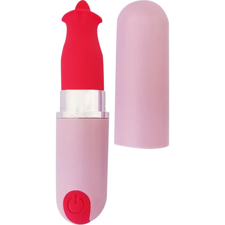 Pearlsvibe Tongue Lipstick Vibrating Stick Charging Women's Masturbation Device Carrying G-point Stick