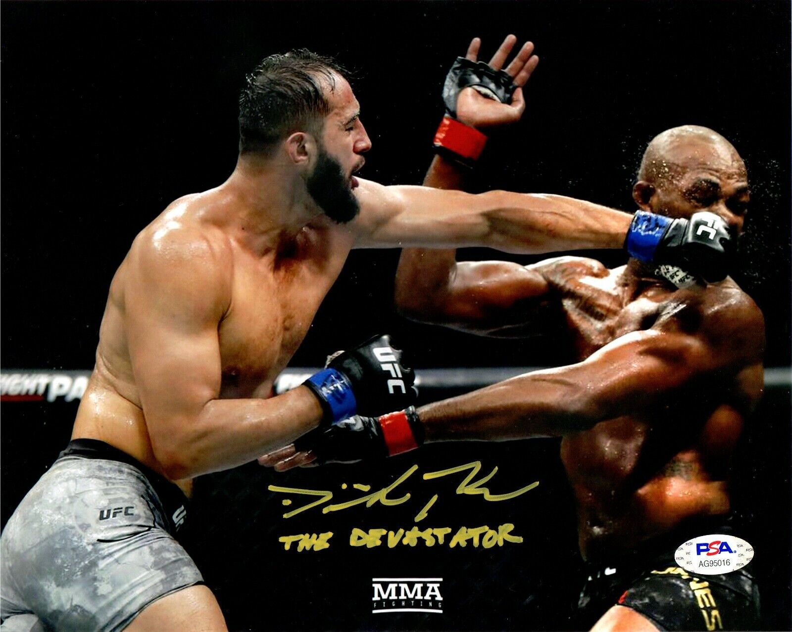 Dominick Reyes autographed signed inscribed 8x10 Photo Poster painting UFC The Devastator PSA