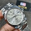 Rolex Datejust M126334 Silver Dial Stainless Steel Jubilee and Fluted Bezel 41mm Top Replica