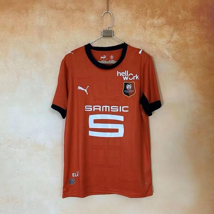 【S~4XL】Rennes 26/27 Home Football Jersey 1:1 Thai Quality