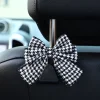 Polka Dot Bowknot Car Backseat Hanger Hooks for Bags and Purse
