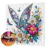 Framed Diamond Painting - Special Shaped - Butterfly (25x25cm)