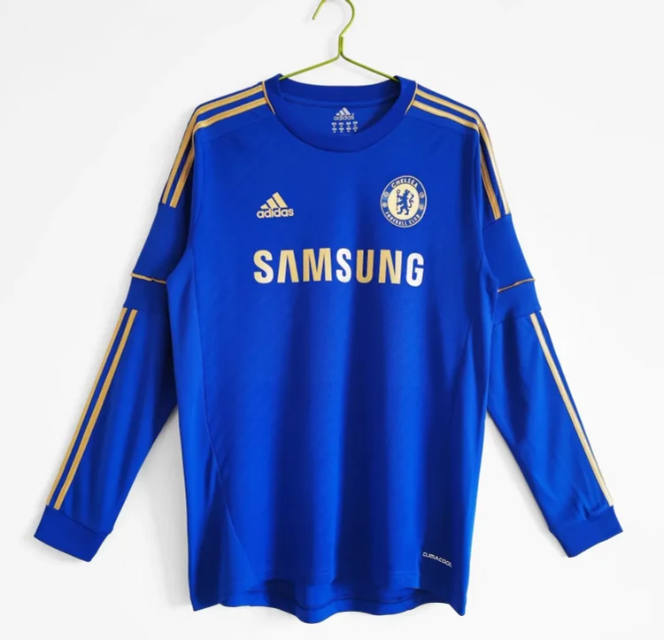 2012/2013 Chelsea home long-sleeved retro jersey 1:1 Thai quality