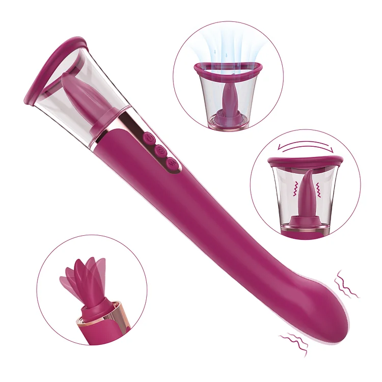Ladies Sucking&Tongue Sex Toys Adult Sex Toys Manufacturers Direct Sales 9-Frequency Vibration Adult Toys