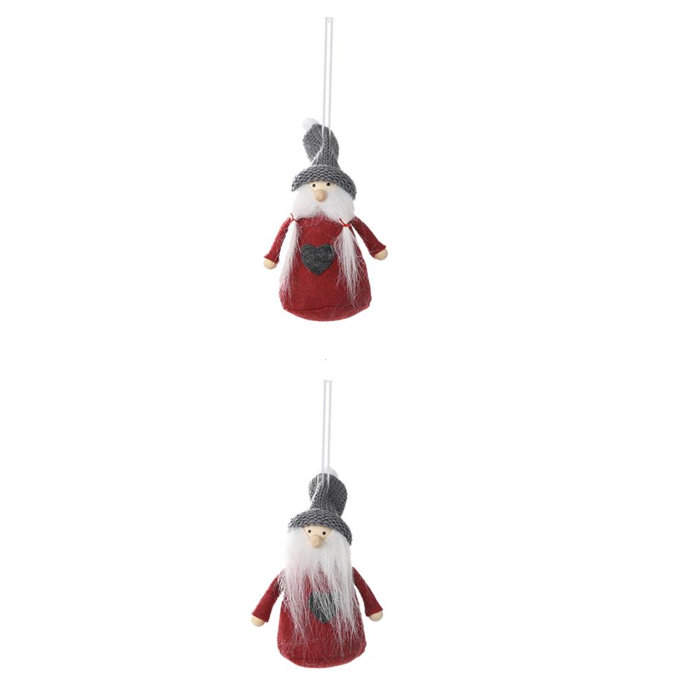 

Xmas Plush Doll Pendants Kids Natal Gift Holiday Table Decor Home Ornaments, Grey, 501 Original
