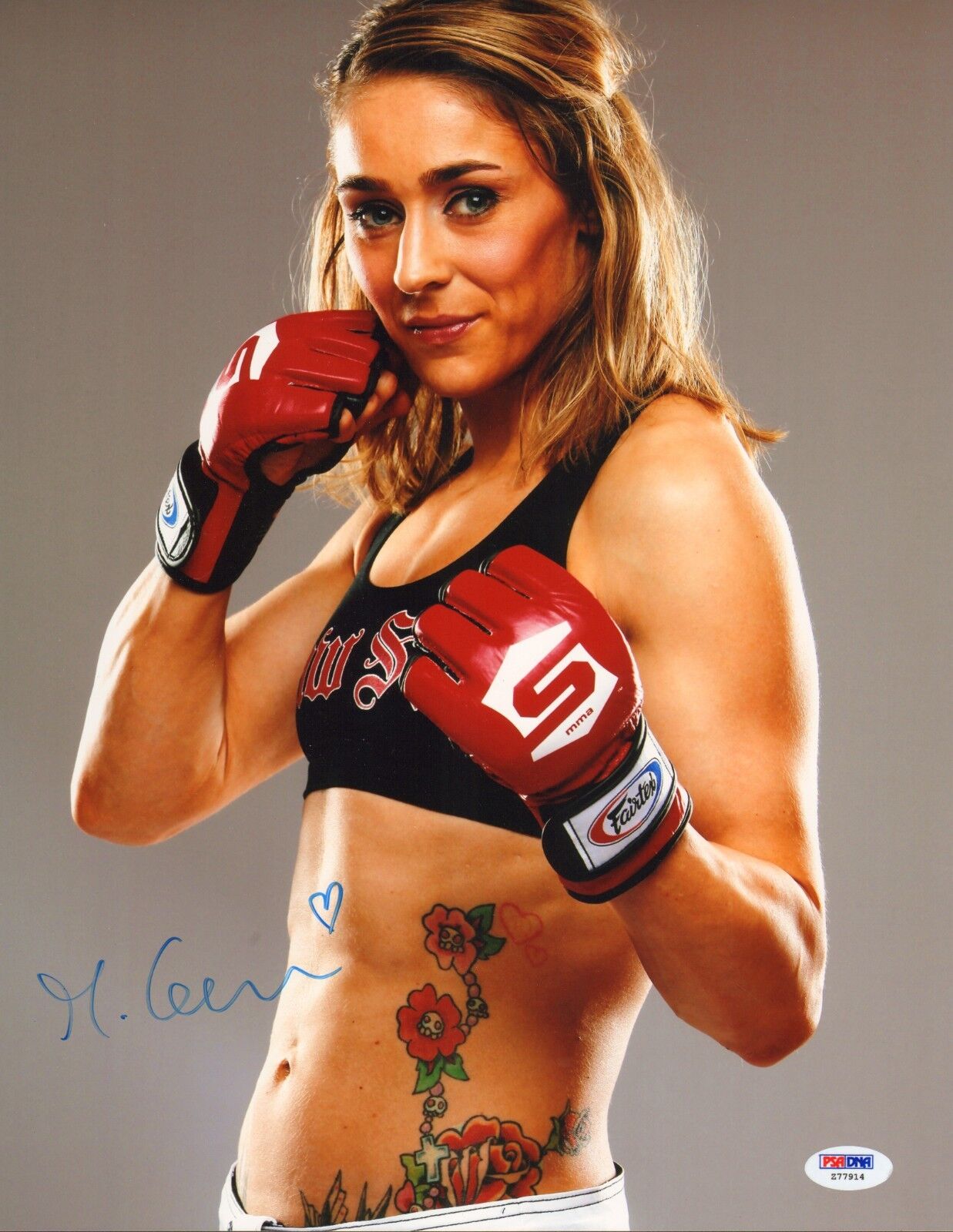Marloes Coenen Signed 11x14 Photo Poster painting PSA/DNA COA Bellator StrikeForce UFC Invicta 3